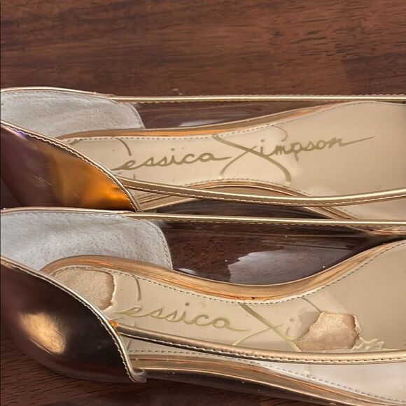 Jessica Simpson Gold and Silver Heels - Picture 5 of 10
